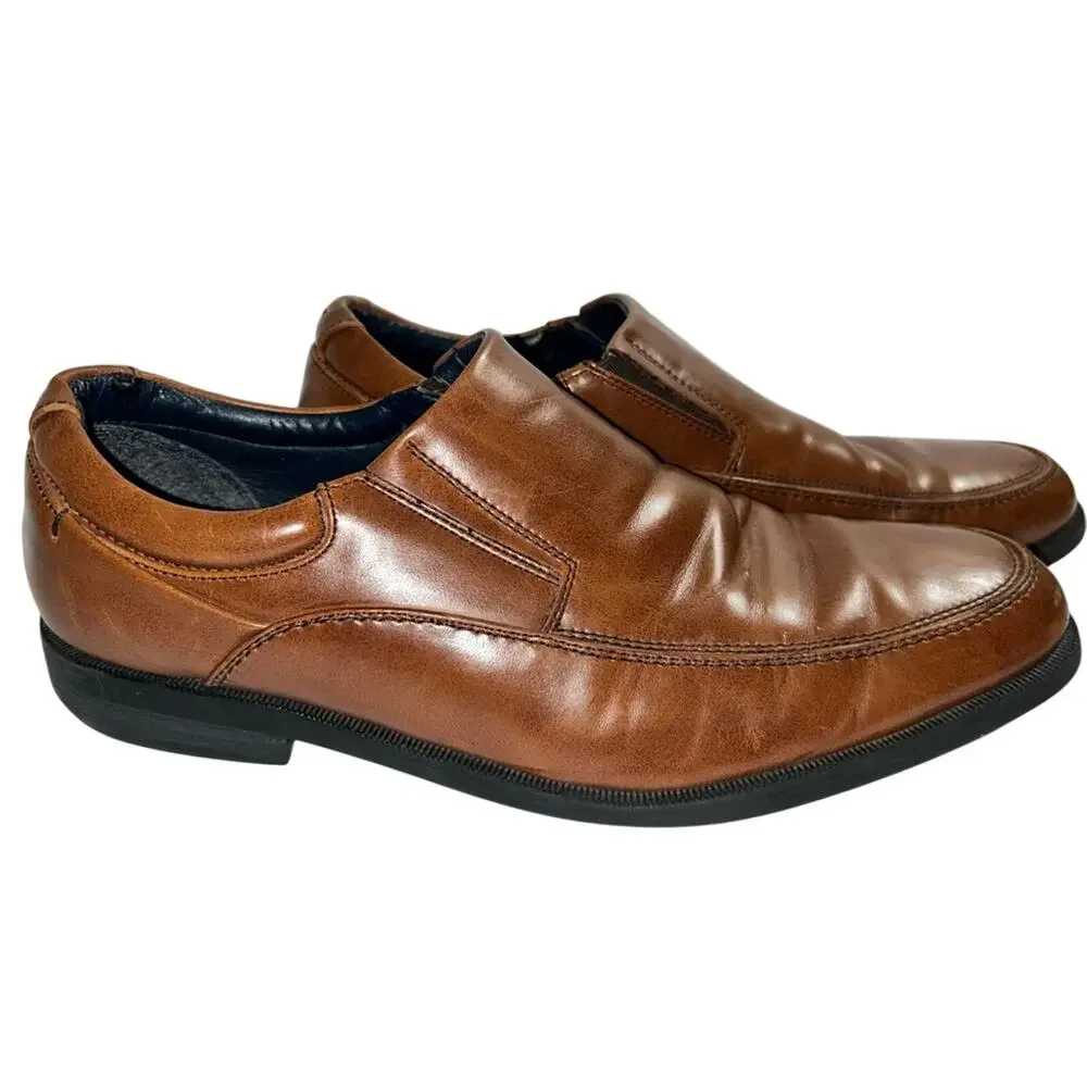 Dockers Comfort Zone Slip Resistant Brown Dress Loafer 90-36812 Men’s Size 9.5